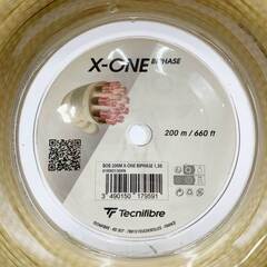 【未使用】テクニファイバー Tecnifibre 硬式 テニス ストリング ガット X-ONE BIPHASE エックスワン バイフェイズ 200ｍ ロール ナチュラル 01RXO130XN 1.30mmの画像