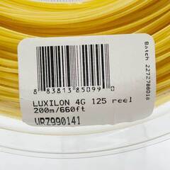 【未使用】LUXILON ルキシロン 4G リール reel 125 硬式 テニス ポリエステル ストリング ガット 200m ロール ゴールド WRZ990141 1.25mmの画像
