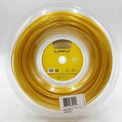 【未使用】LUXILON ルキシロン 4G リール reel 125 硬式 テニス ポリエステル ストリング ガット 200m ロール ゴールド WRZ990141 1.25mmの画像
