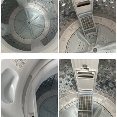 R523 ☀️ 2024年製の高年式♪ TOSHIBA 洗濯機（洗濯4.5㎏) AW-45GA2 ⭐ 動作確認済 ⭐ クリーニング済の画像