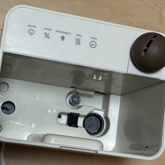 レコルト UVハイブリッド式加湿器 RHF-1 アロマオイル対応 湿度調整可能 卓上 床置き対応 掃除しやすい 静音 簡単給水 抗菌カートリッジ 2.8L 約28時間 タイマー付き recolte ナチュラルホワイトの画像