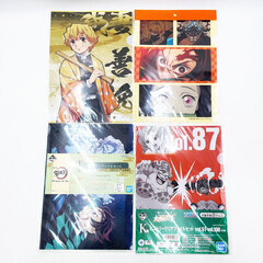 【未使用】[10点セット] 鬼滅の刃 ワンピース クリアファイルの画像