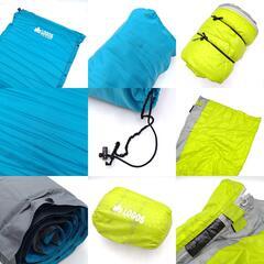 [5点セット] ロゴス 2FD テーブル 9060N 73180012 / インフレートマット シングル / 丸洗い寝袋フィールダー 2 72600630 / North Eagle チェア / イグニオ 火消し器 キャンプ アウトドアの画像