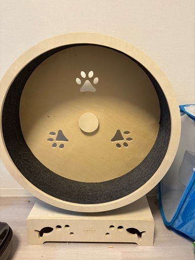 組み立て不用キャットホイール　猫専用ルームランナー