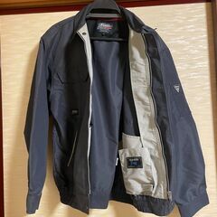 空調服　長袖　シーベック　WXE98007　サイLL（O)　ポリエステル　75％　綿　25％　チャコールグレー　中古品の画像