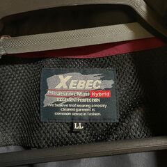 空調服　長袖　シーベック　WXE98007　サイLL（O)　ポリエステル　75％　綿　25％　チャコールグレー　中古品の画像