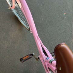 自電車ピンク💜の画像