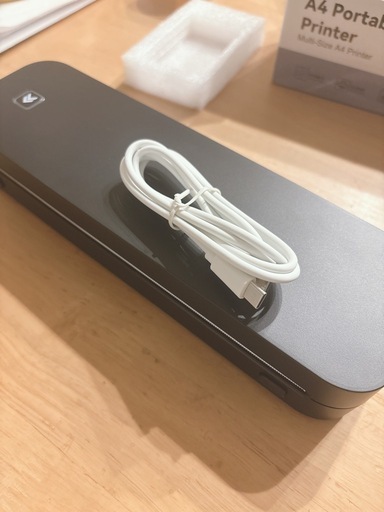 【新品】モバイルミニプリンター A4 ポータブル 熱感式 熱転写 小型 黒 軽量 モバイルミニプリンター A4 ポータブル 熱感式 熱転写 オンライン 小型