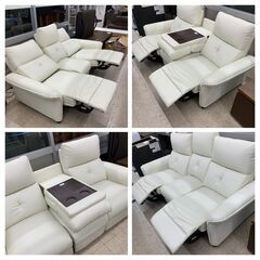 【ジモティー割引で最大15％OFF⭐️】ニトリ 電動リクライニングソファー NSクリーン 3人掛けの画像