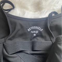 BE YOURSELF ロンバージャンプスーツ Mの画像