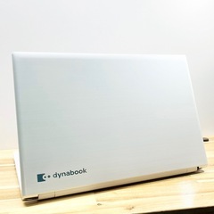 新品SSDノートパソコン東芝 dynabook / ホワイト Windows11 メモリ8GB SSD256GB 15.6インチ DVD カメラ Wi-Fi テンキーの画像