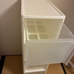 【中古品0円)】プラスチック収納ケースの画像