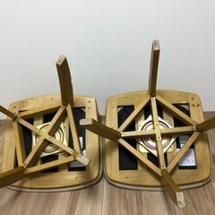 回転イス　ダイニングチェア　2脚の画像