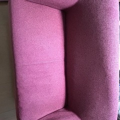 お洒落な2人掛けソファの画像