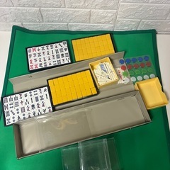 麻雀牌付き麻雀マットセット 携帯用 の画像
