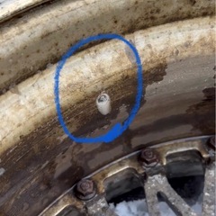 商談中SSR  メッシュ　リバース　ホイールからエアー漏れありの画像