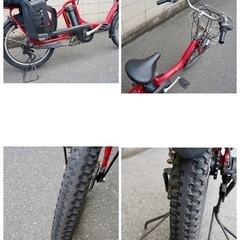 {受付中}🔴⭐️超特価⭐🔴 電動自転車 ブリヂストン 20インチ 子供乗せ 中古 102703の画像