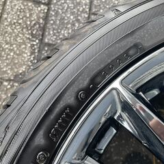ベルサスヴォウジェ18インチサマータイヤ225/45R18セット 美品バリ溝ヴォクシーなどにの画像