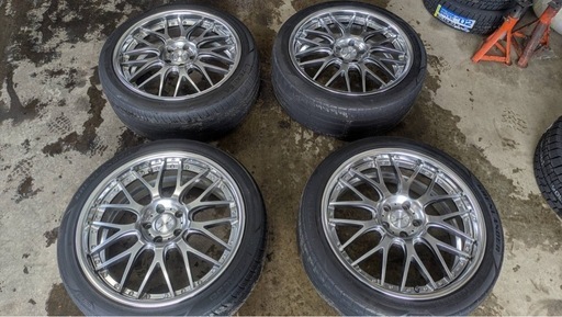 値下げ！早い者勝ち！245/40R20 ウェッズホイールマーベリック　ホイール付き4本セット