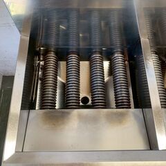 タニコー LPガス用 ガスフライヤー 2槽式フライヤー 業務用 厨房 厨房機器 店舗 店舗用品 動作確認済 W1050×D600×H850 Y2392の画像