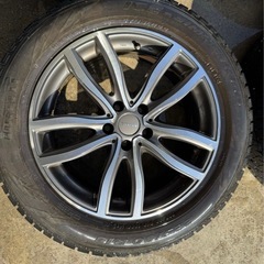 値下げしました！225-60-18 スタッドタイヤホイール付きの画像