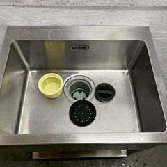 マルゼン ステンレス製 1槽シンク W750×D600×H790 厨房 厨房機器 店舗 店舗用品 ステンレスシンク BS1-076N 美品 Y2393の画像