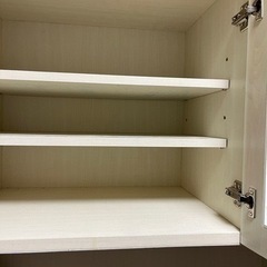 ニトリ　ホワイトカップボードの画像