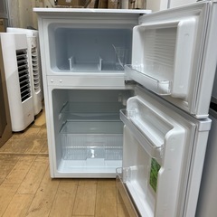 IRIS OHYAMA アイリスオーヤマ 2ドア冷蔵庫 IRSD-9B-W 直冷式 2024年製 90L 家電 のご紹介です！の画像