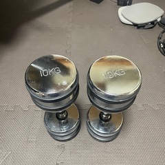 ファイティングロード　　クロームダンベル１０kgの画像