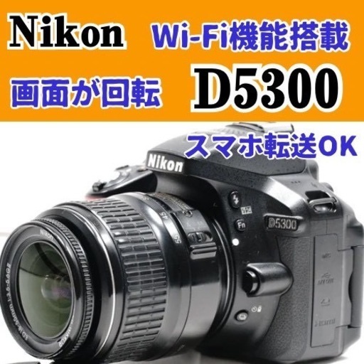 Nikon D5300✨Wi-Fi搭載✨スマホ転送✨スポーツ観戦