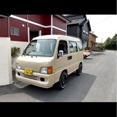 サンバーディアスバン　リフトアップ　エンジン載せ替え済みの画像