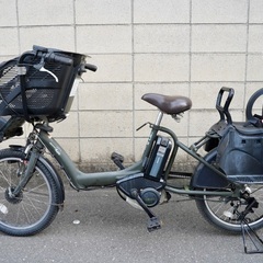 {受付中}🔴⭐️超特価⭐🔴 電動自転車 ヤマハ 20インチ 子供乗せ アシスト 中古 110801の画像