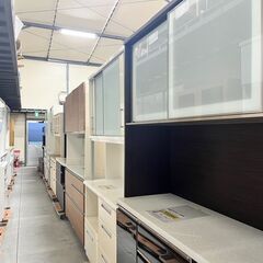 【来店歓迎・配送可能】食器棚 キッチン家具 カップボード 飾り棚 チェスト システムキッチン ダイニングボード カウンター ニトリ イケア  美品多数 格安 【中古家具収納家具】の画像