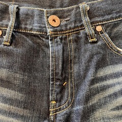 【リーバイス】美品/502ダメージ加工 レディース 28インチの画像