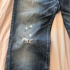 【リーバイス】美品/502ダメージ加工 レディース 28インチの画像