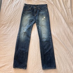 【リーバイス】美品/502ダメージ加工 レディース 28インチの画像