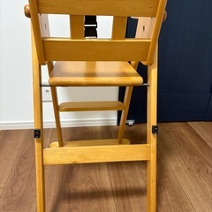 ベビーチェア　澤田木工所　リトルウッドハイチェア　ナチュラルカラーの画像