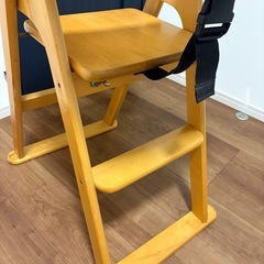 ベビーチェア　澤田木工所　リトルウッドハイチェア　ナチュラルカラーの画像