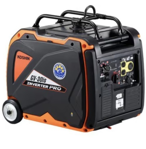 明日引き取りのみ。KO-SHINインバーター発電機