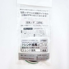 【未使用】[5点セット] マリアライト ルージュバック ステファノス 缶バッジ ストラップ 一口馬主 キャロットクラブ限定の画像