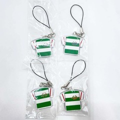 【未使用】[5点セット] マリアライト ルージュバック ステファノス 缶バッジ ストラップ 一口馬主 キャロットクラブ限定の画像