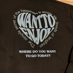 140黒　トレーナー　AEON購入品の画像