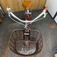 中古車　ブリヂストン カルーサ　24インチ　アルミフレーム　LEDダイナモライト　美品の画像