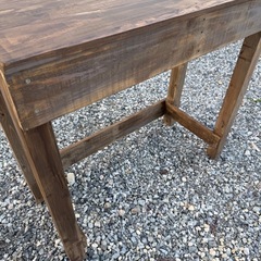 【アンティーク風】木製テーブル　ハンドメイド　diDIYの画像