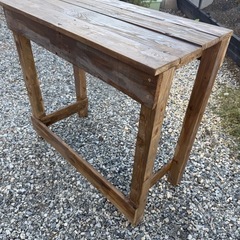 【アンティーク風】木製テーブル　ハンドメイド　diDIYの画像