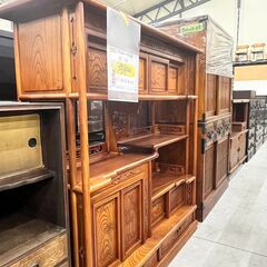 【来店歓迎・配送可能】収納箪笥 チェスト シェルフ 飾り棚 収納棚 引出し 時代箪笥 和箪笥 モダン 欧風 テレビ台 テレビボード サイドボード 岩谷堂 仙台箪笥 美品多数 格安 【中古家具収納家具】の画像