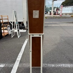 ヒメプラ 木製スタンドミラー 姿見 150 ホワイトの画像