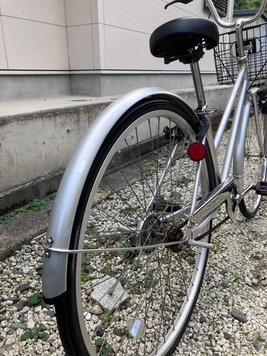 677、シティサイクル27インチ(シルバー)