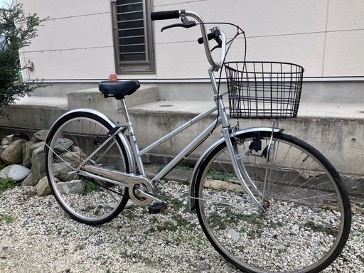 677、シティサイクル27インチ(シルバー)