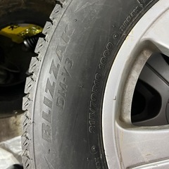 ブリヂストン　DM-V3 215/70R16  2021年製造　アルミホイル付き！　6分山程度　4本セットの画像